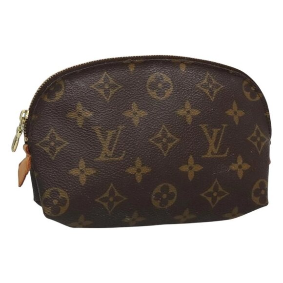 LOUIS VUITTON Monogram Pochette Cosmetic PM Cosmetic Pouch M47515 LV Auth 131212 - Picture 1 of 16